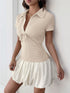 'Velora' Knit Short Sleeve Mini Dress - Celes Fashion